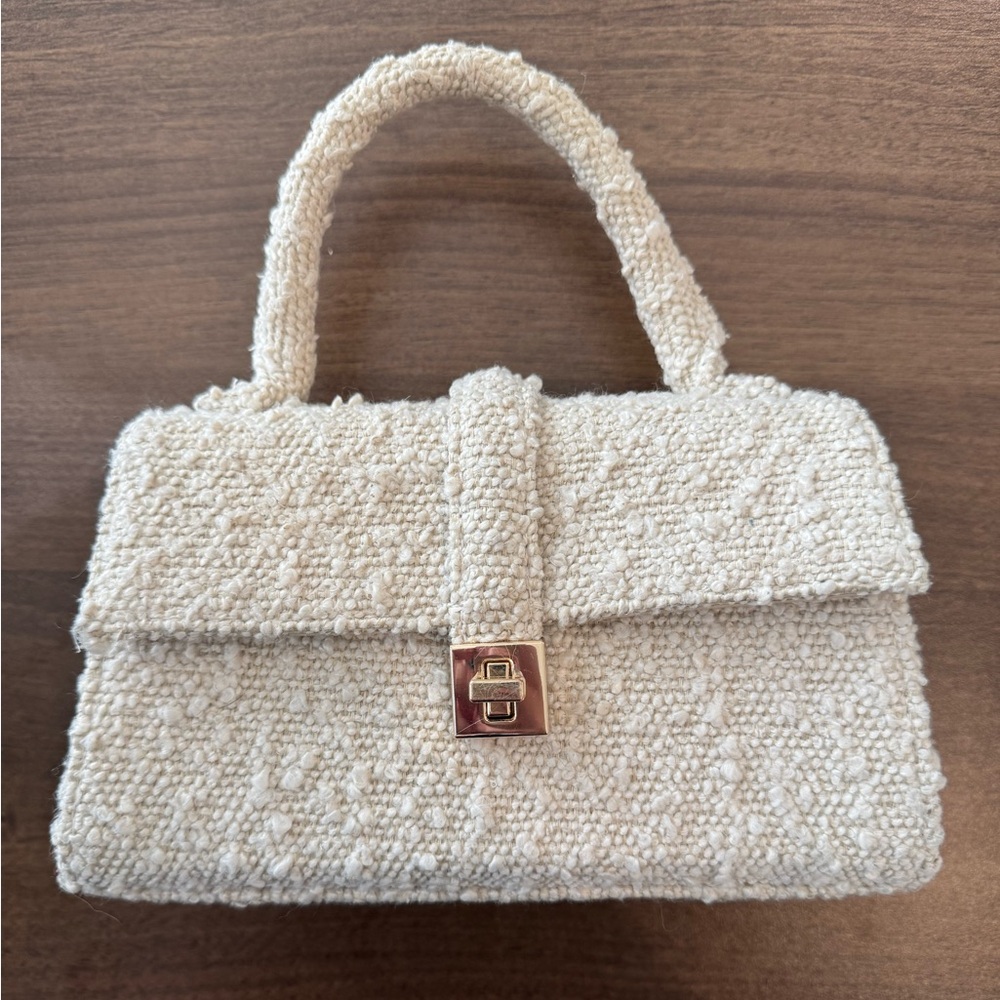 H&M cream handbag